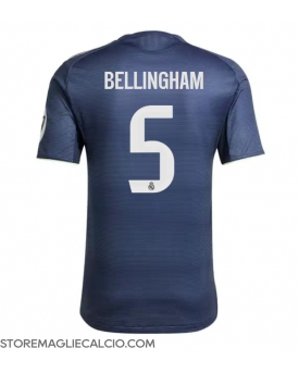 Real Madrid Jude Bellingham #5 Maglia Gara Trasferta Repliche 2025-26